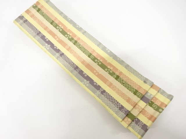  千家十職　袋師　土田友湖　伊予スダレ　男物角帯